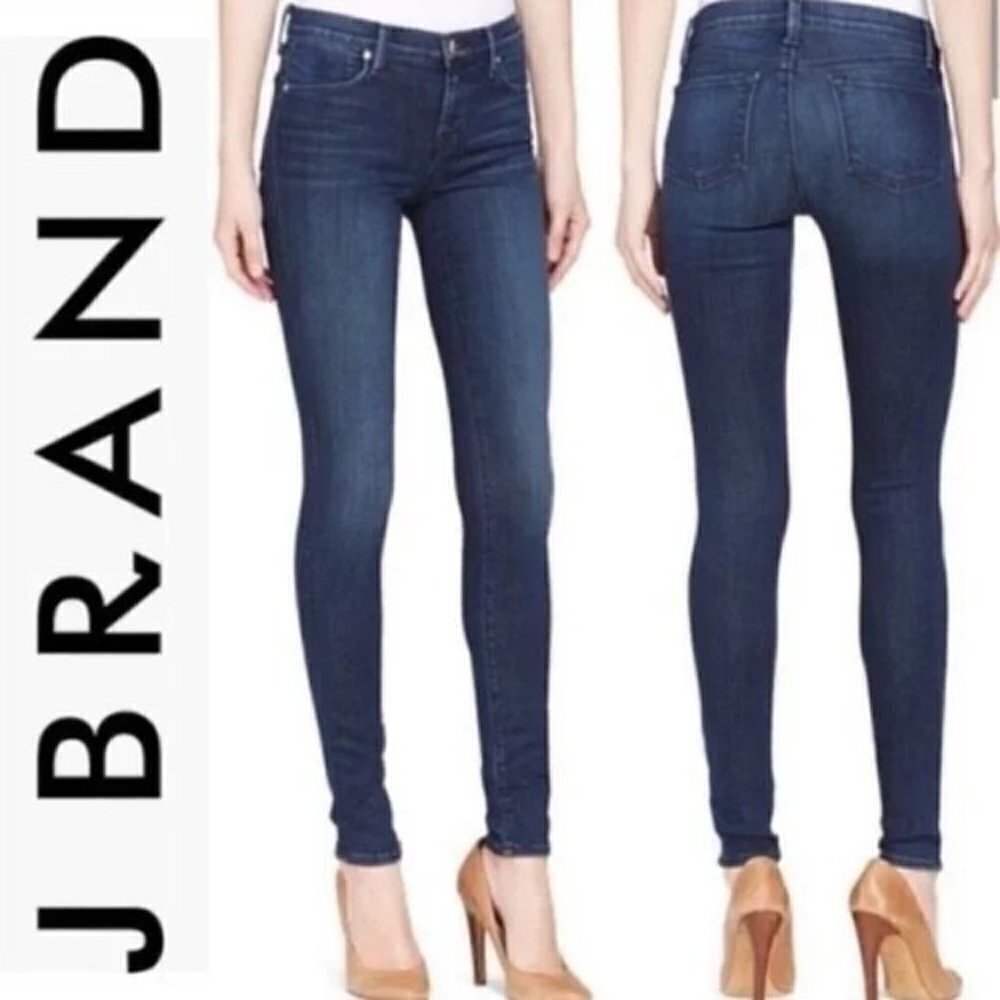 J Brand Dark Wash High Rise Skinny Jeans 29
